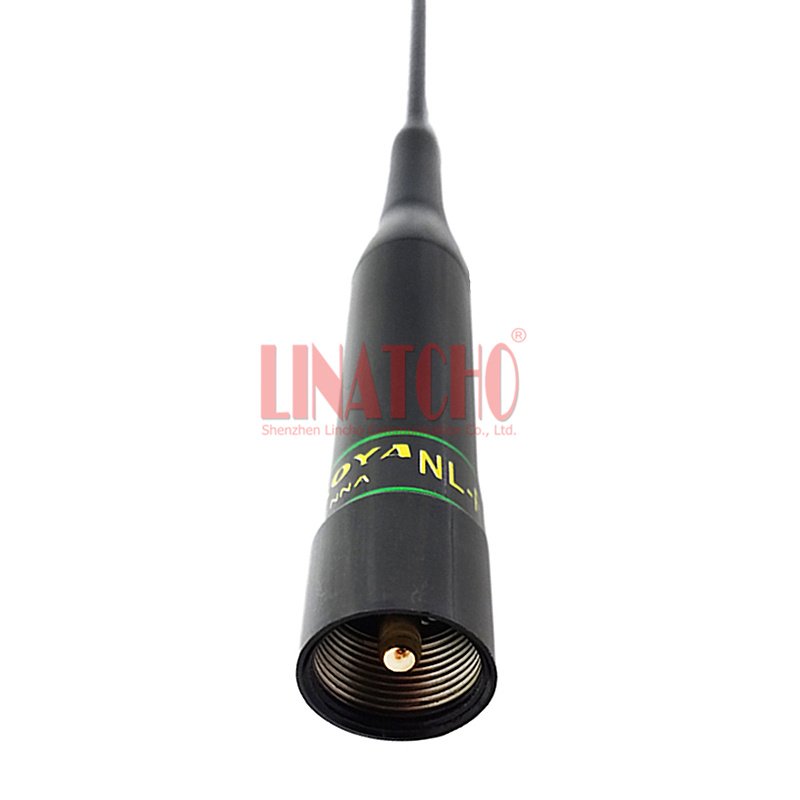 NL-R2 38cm Short 150MHz 433MHz Dual Band Mobile Two Way Radio Rubber Spring Flexible Car Antenna